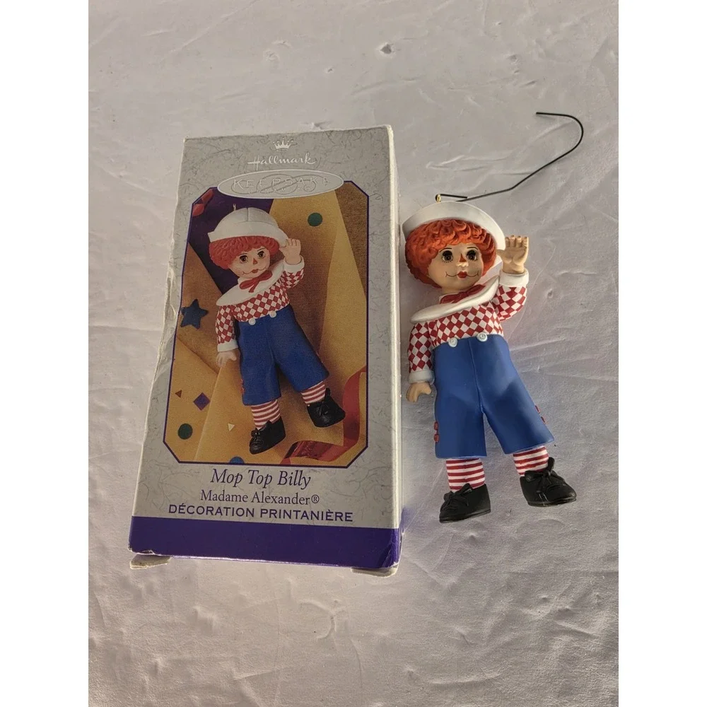 Hallmark Keepsake Mop Top Billy Madame Alexander 1996 Ornament w/ Box Vintage